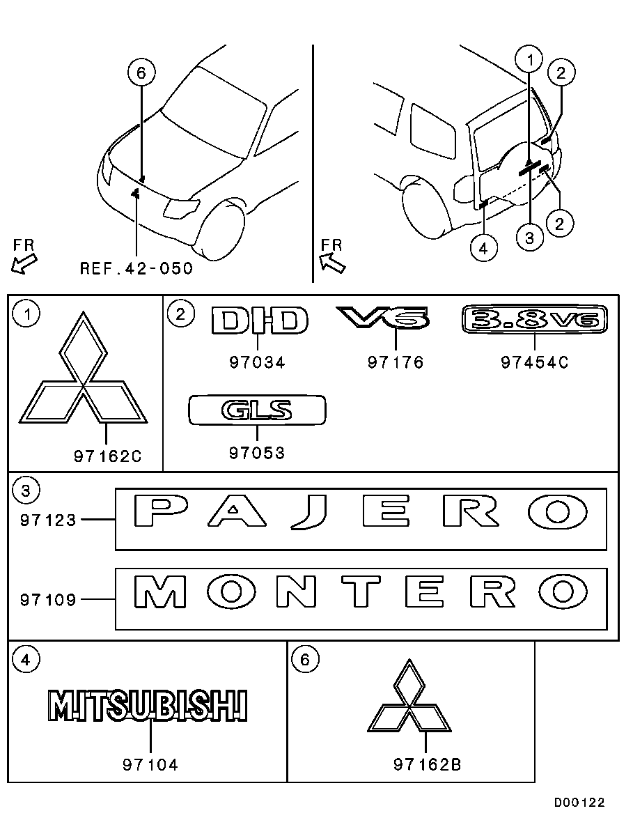 Emblema de marca de adorno