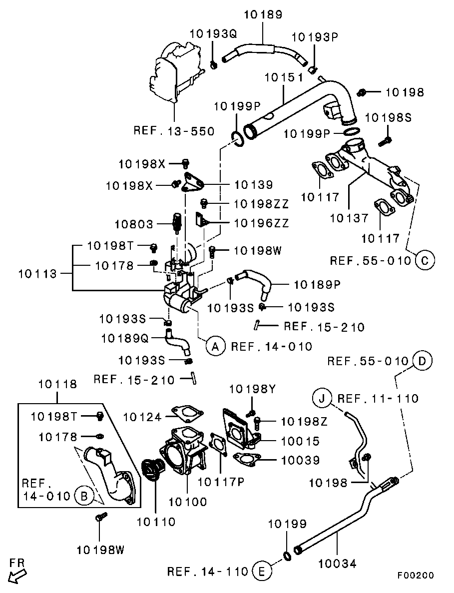 Water Pipe & Thermostat