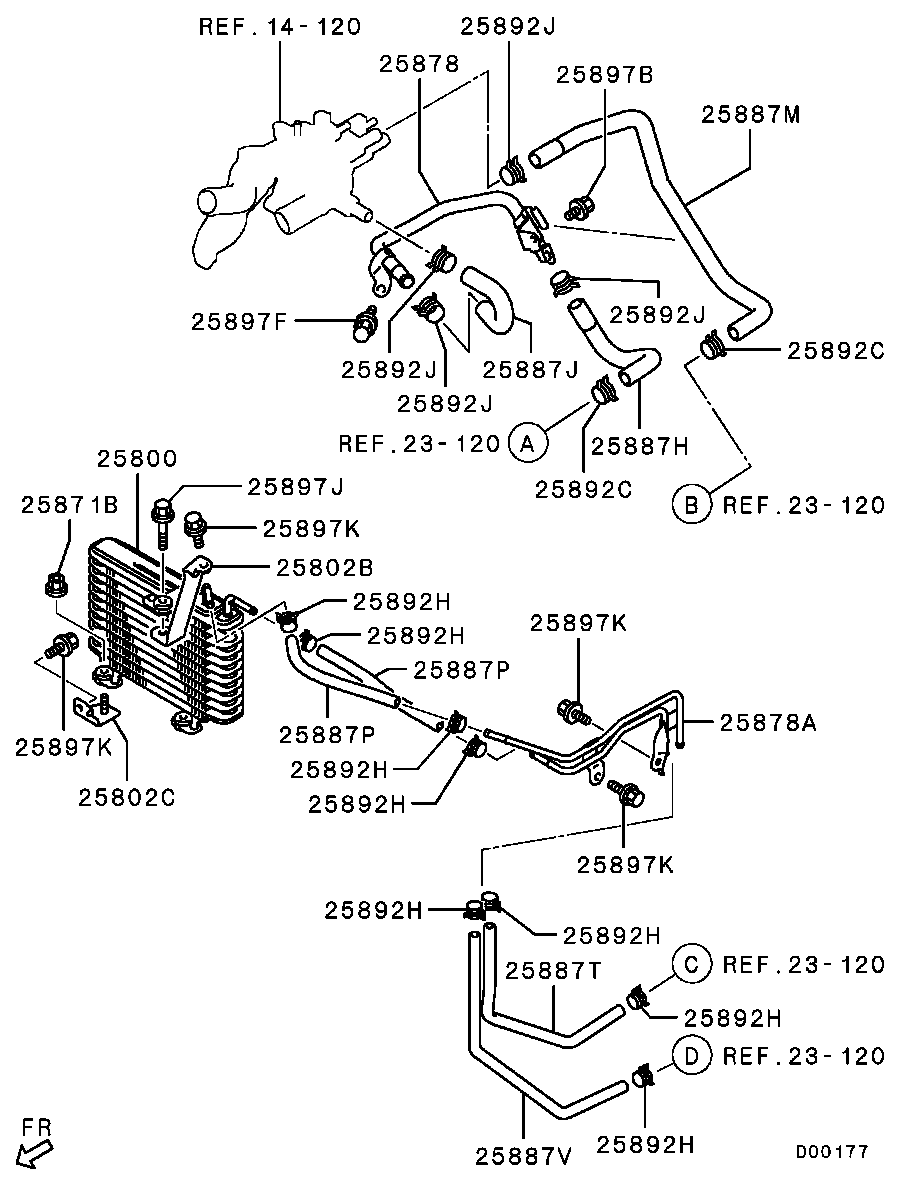 Transmission Oil Cooler & Tube