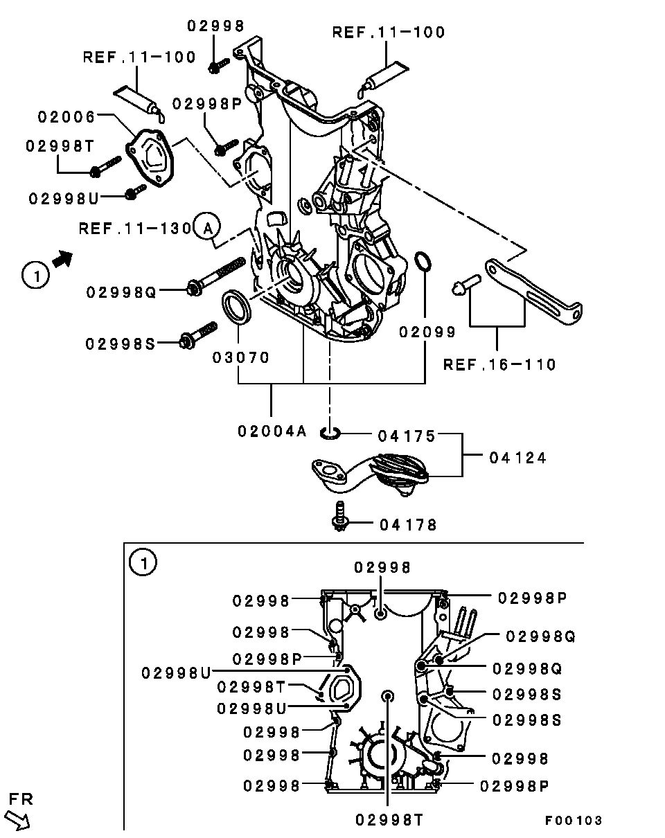 Cover, Rear Plate & Oil Pan