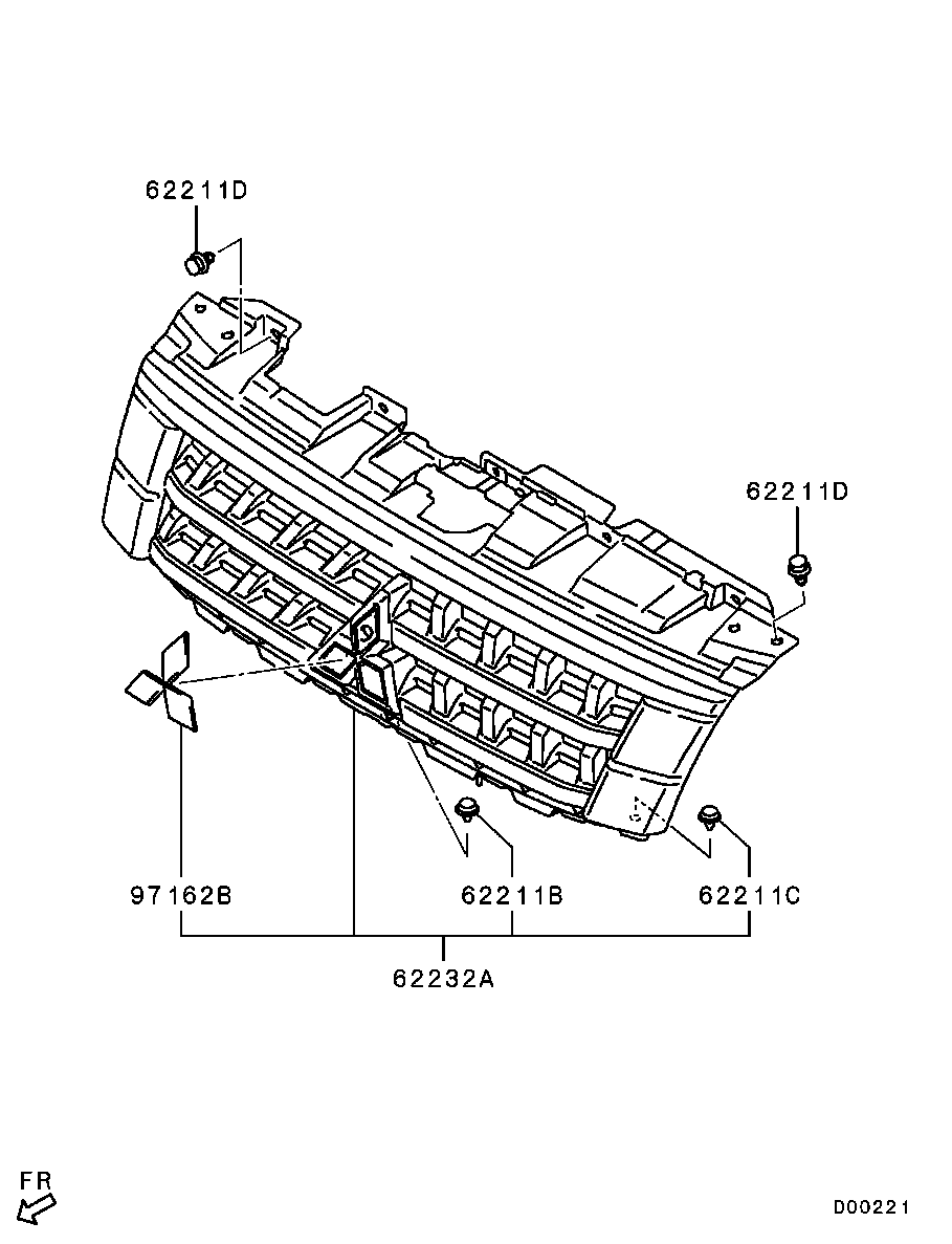 Radiator Grille Headlamp Bezel