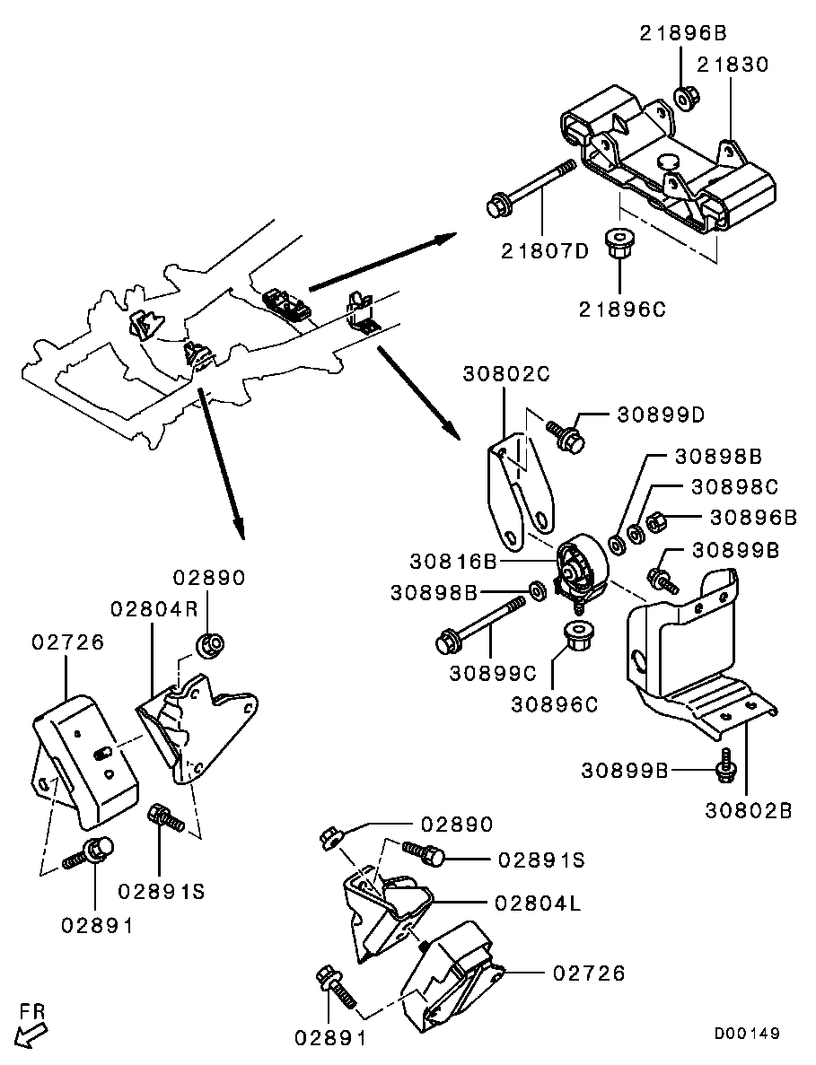 Engine Mounting, Support