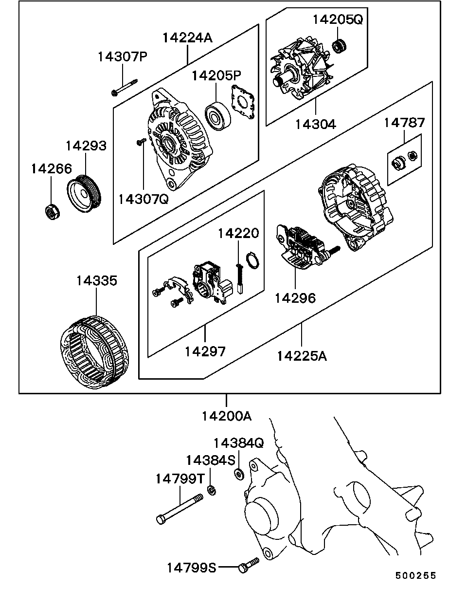 Alternator & Vacuum Pump