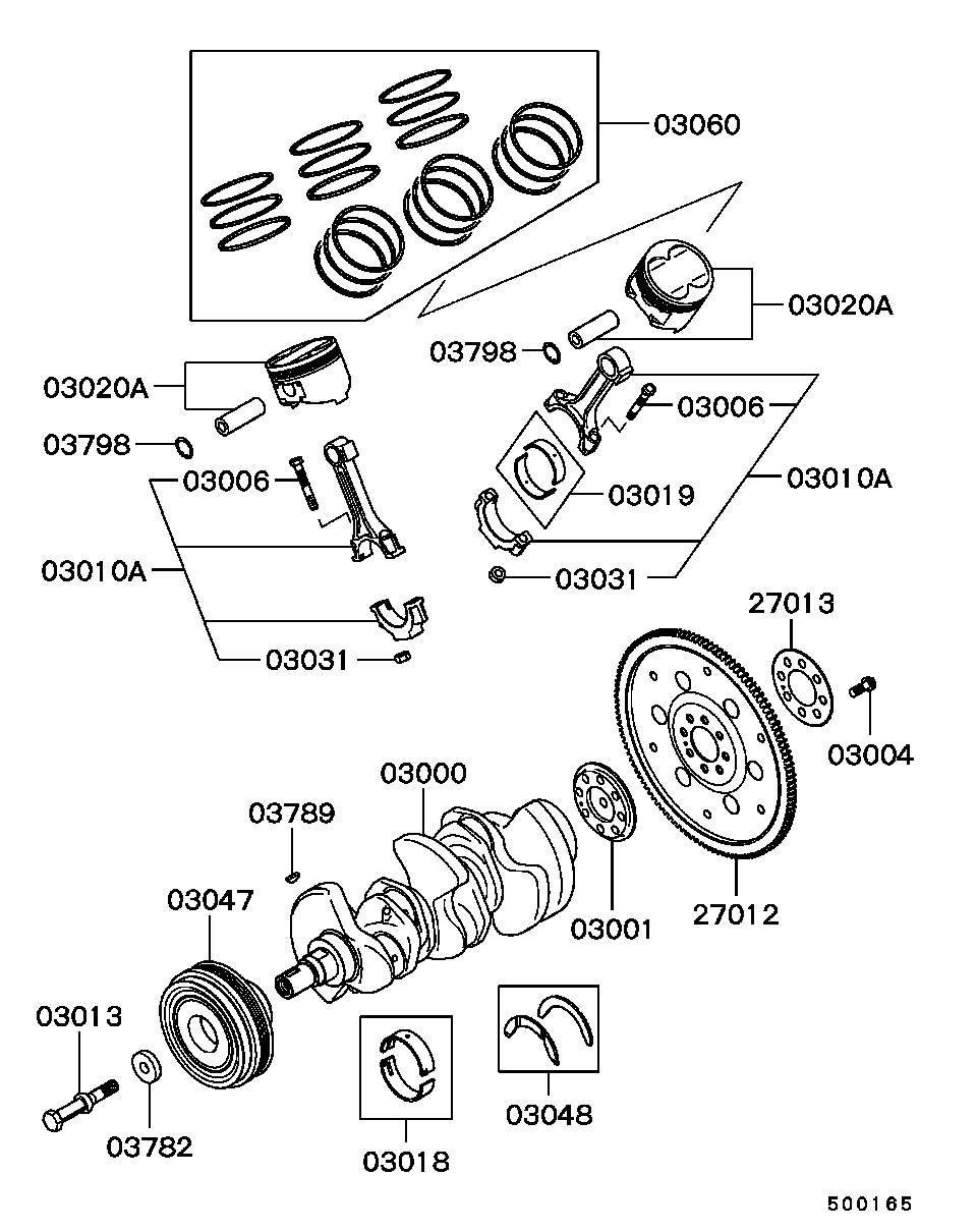 Piston Crankshaft