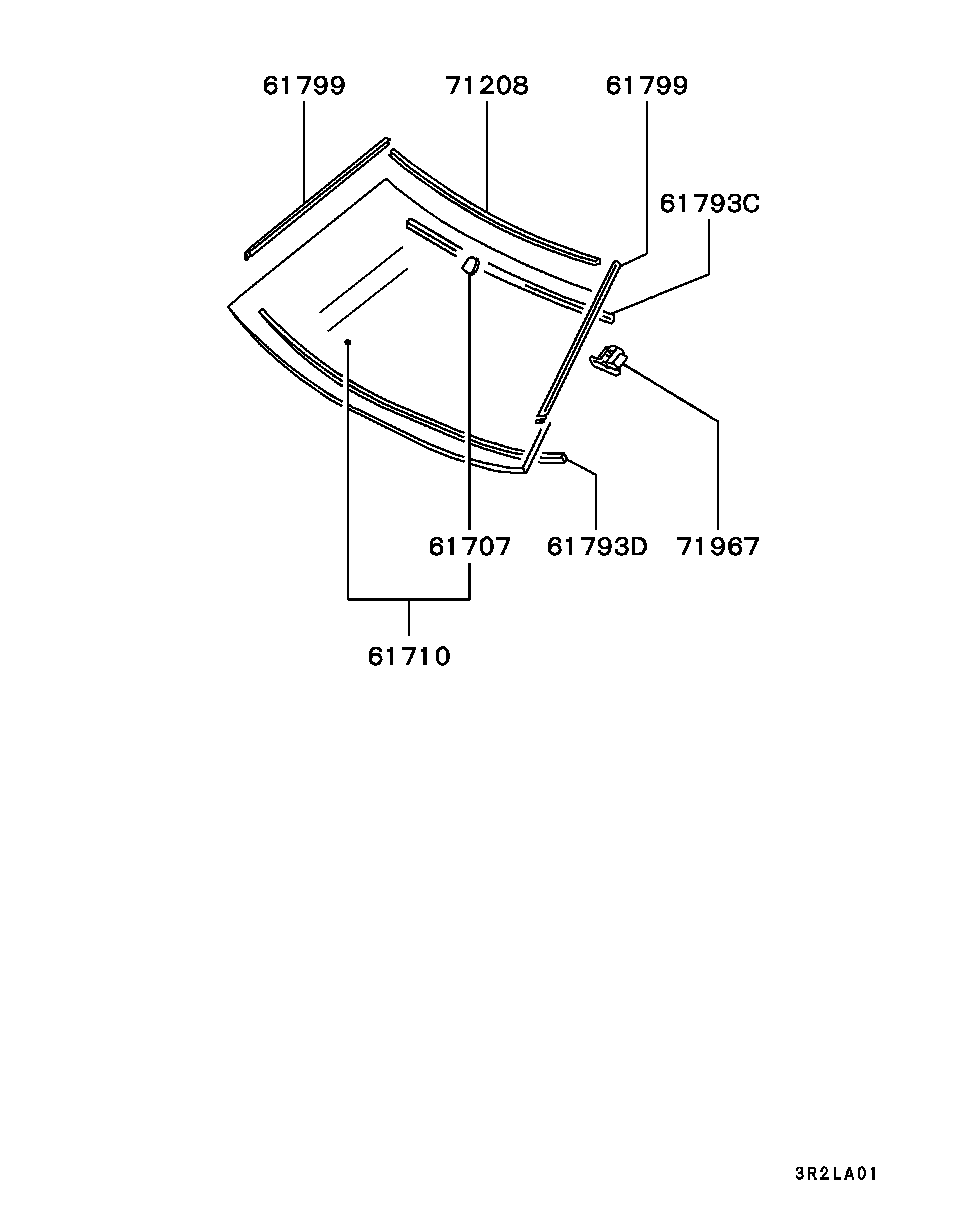 Windshield Glass & Moulding