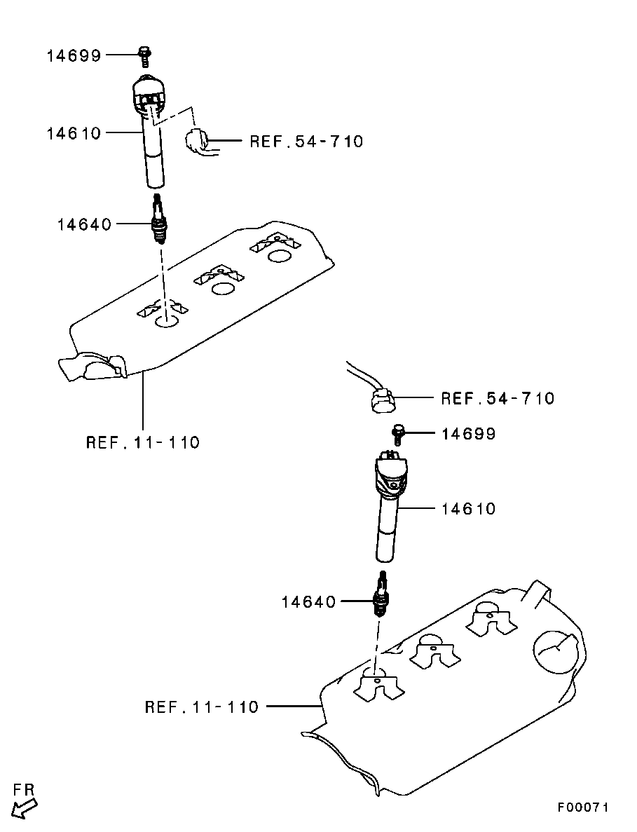 Spark Plug, Cable & Coil