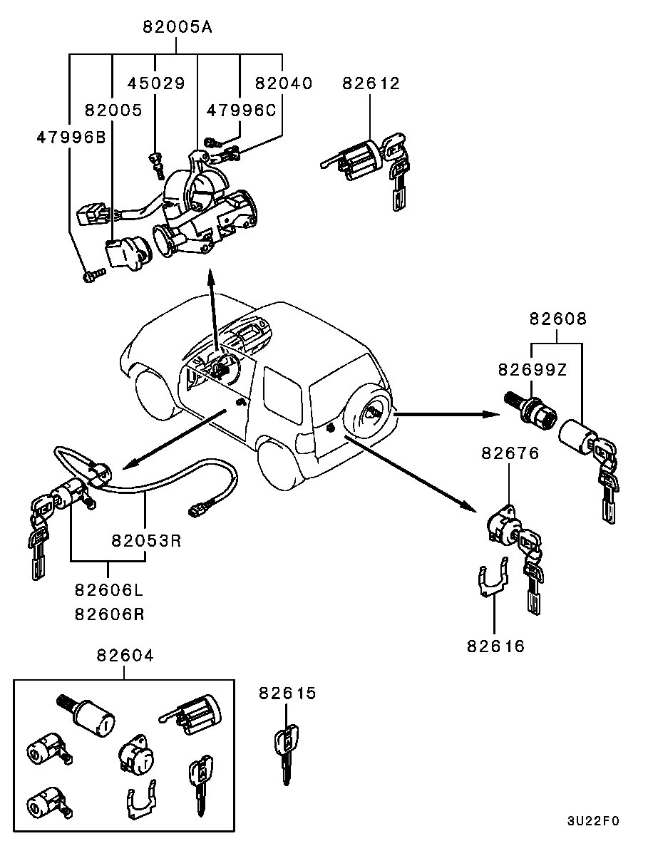 Lock Cylinder & Key