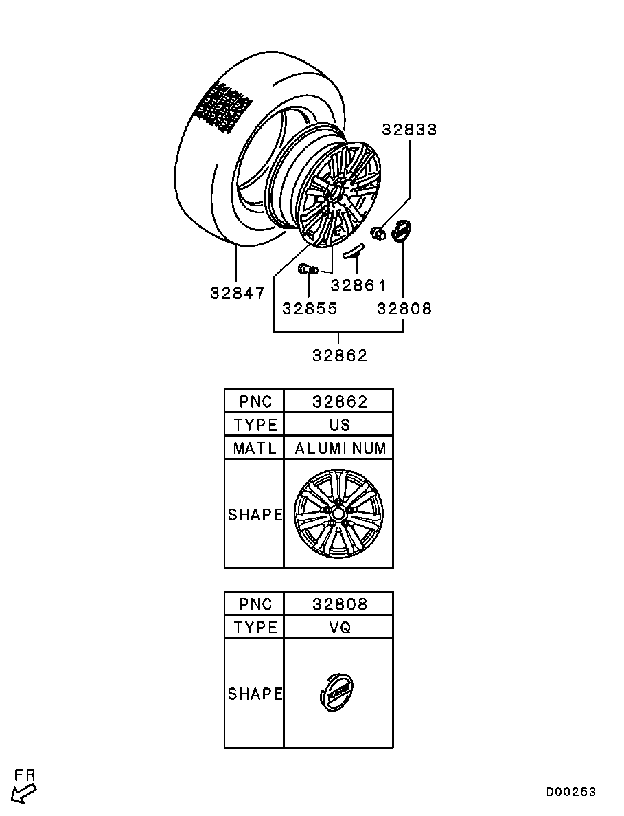 MZ556480 Wheel,Disc Mitsubishi | YoshiParts