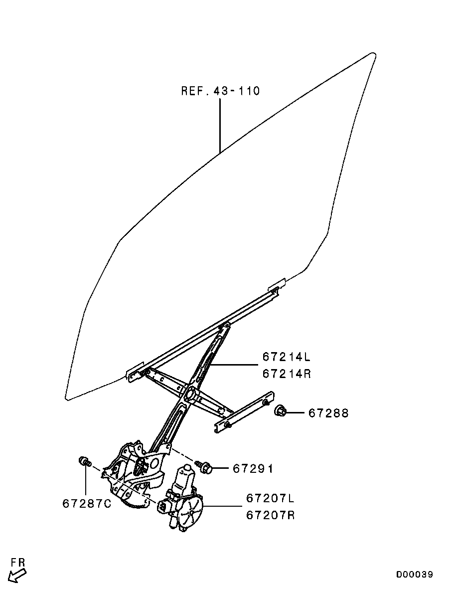 Front Door Window Regulator