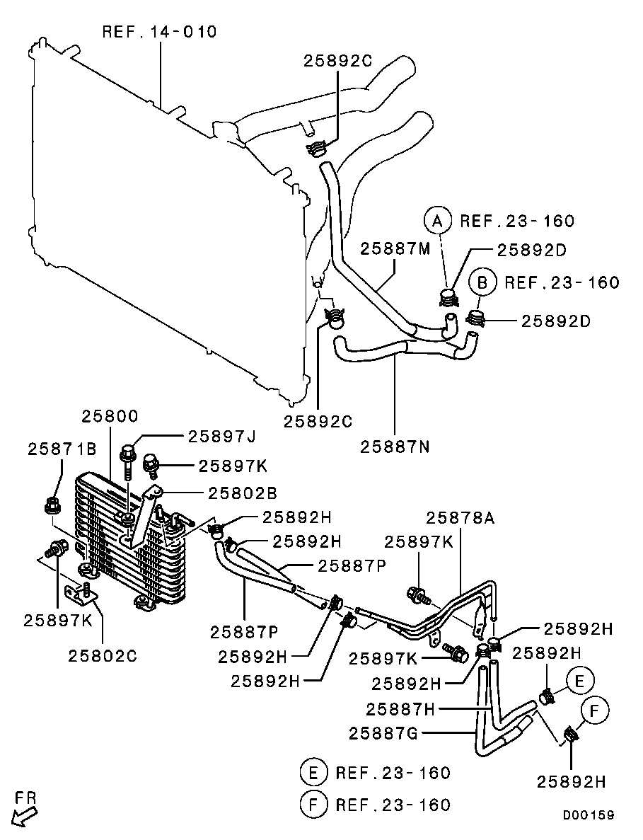 Transmission Oil Cooler & Tube