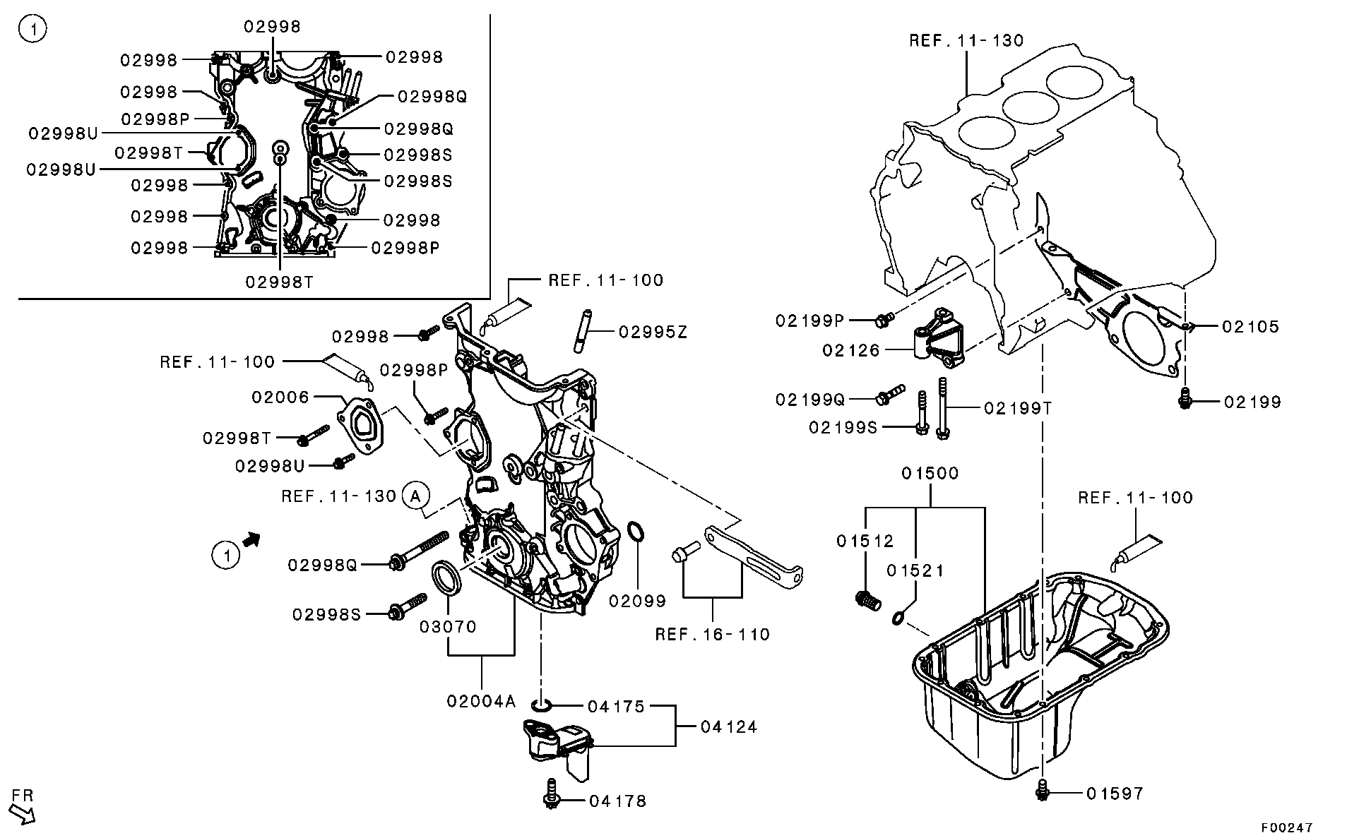 Cover, Rear Plate & Oil Pan