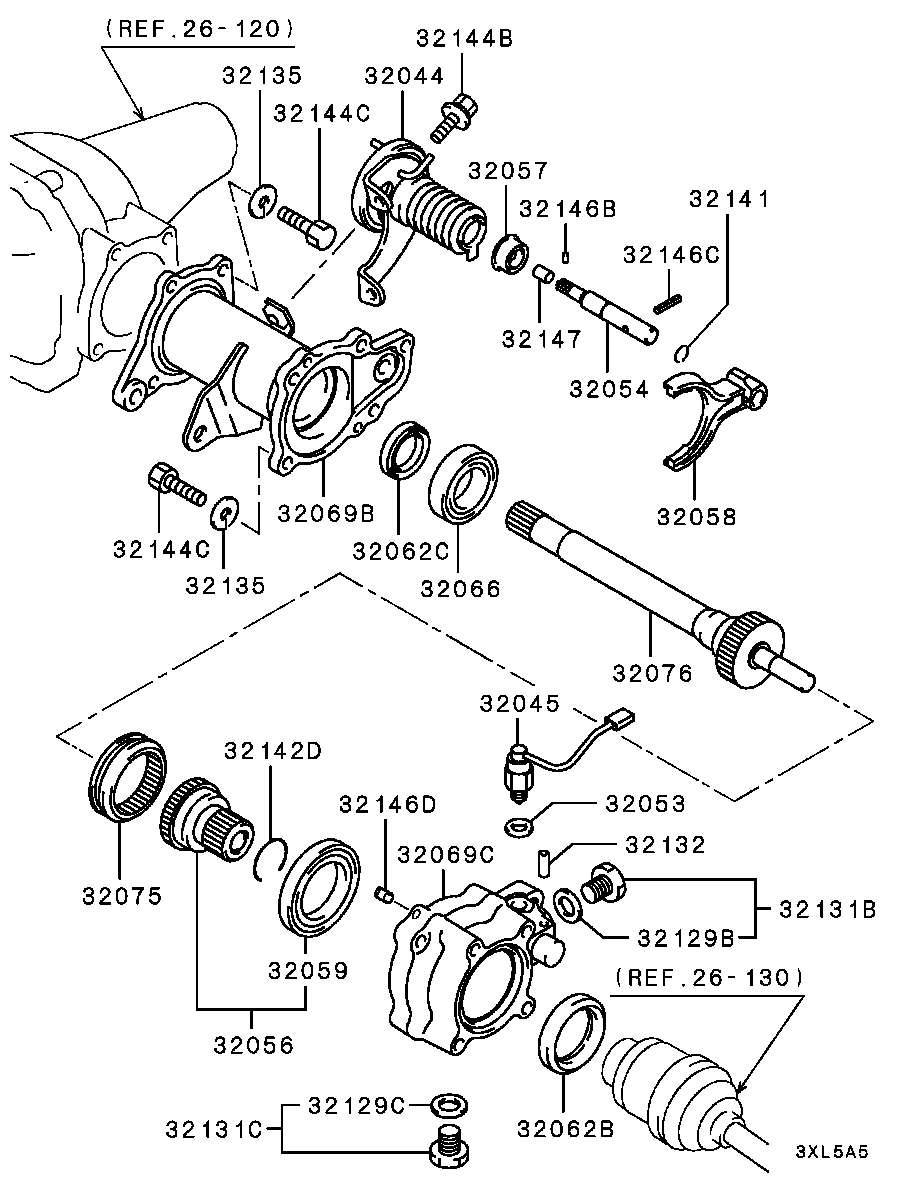 Front Axle Freewheel Clutch