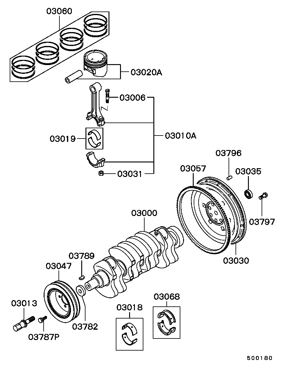 Piston Crankshaft