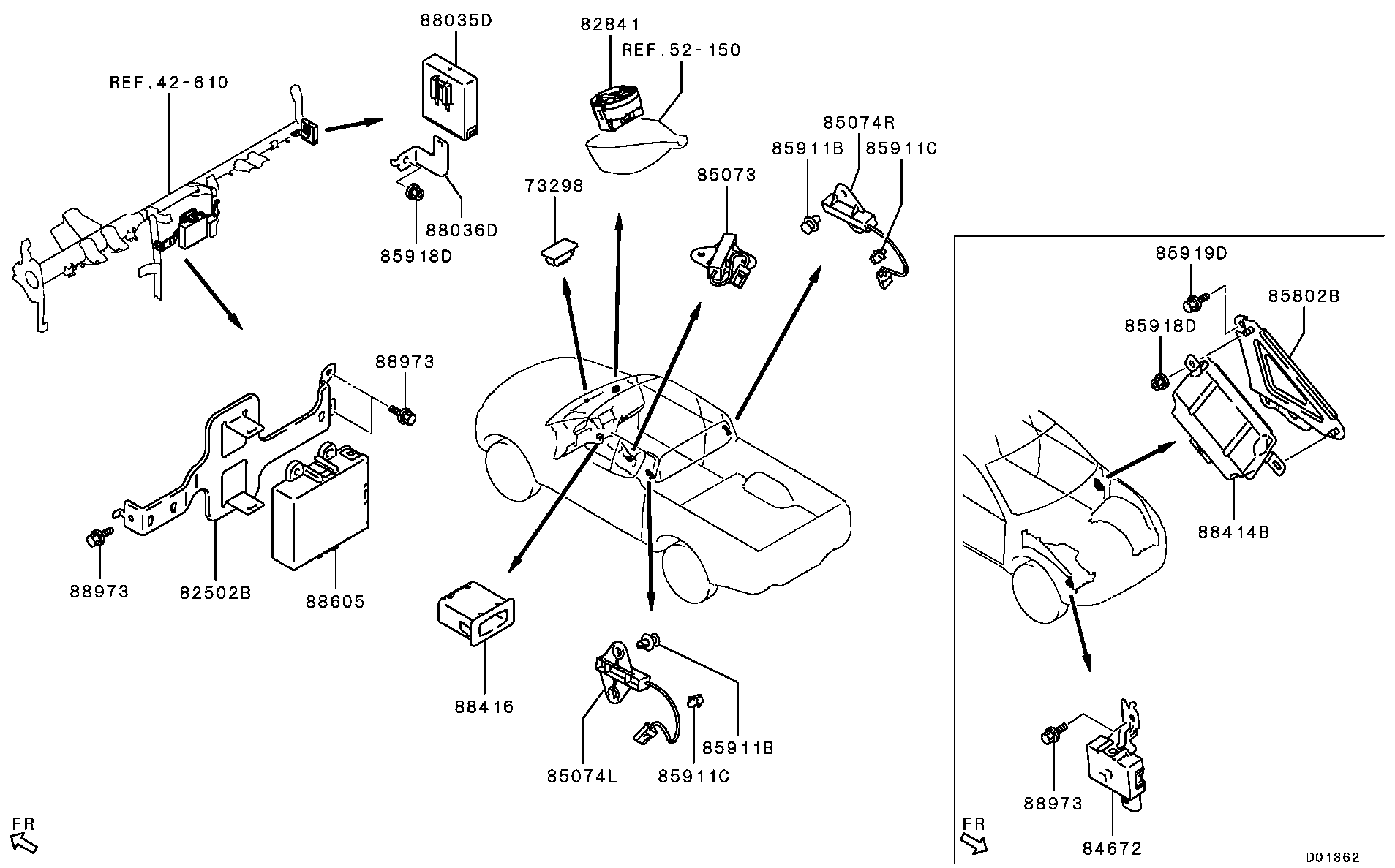 Relé, intermitente y sensor