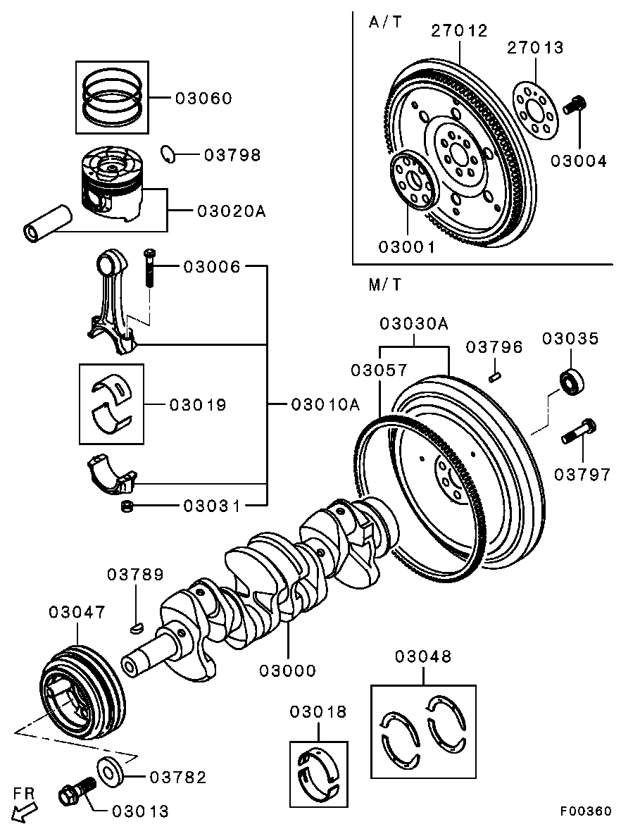 Piston Crankshaft