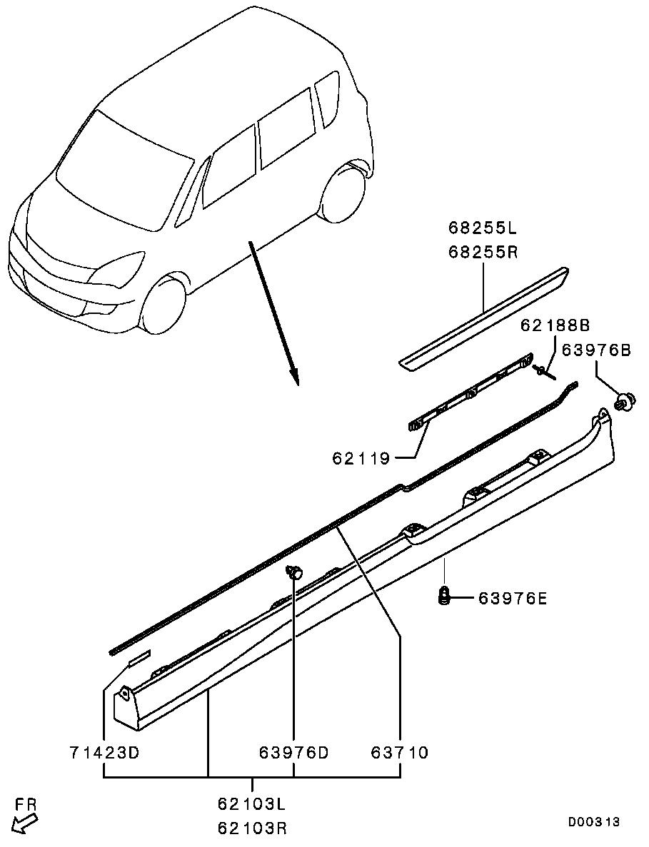 Side Garnish Moulding