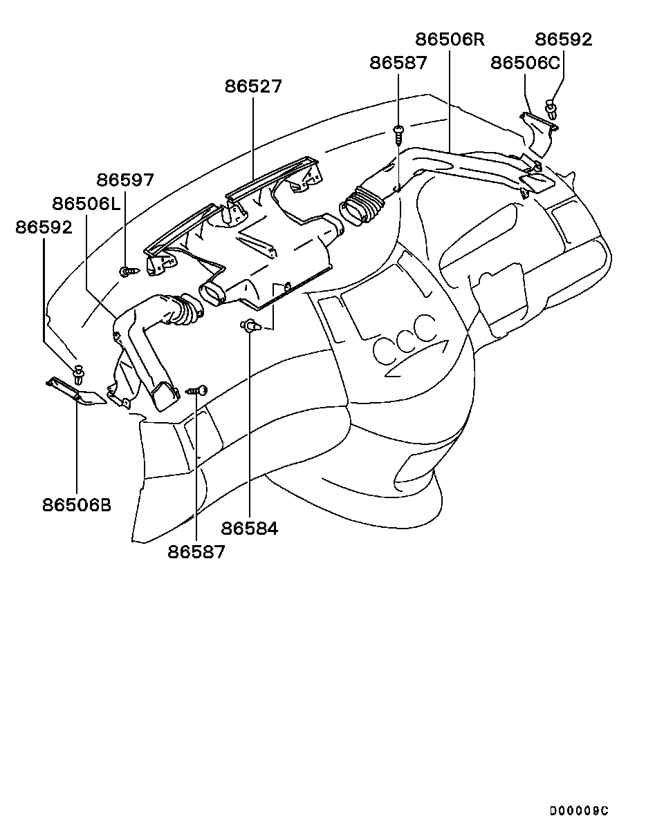 Defroster Nozzle Duct