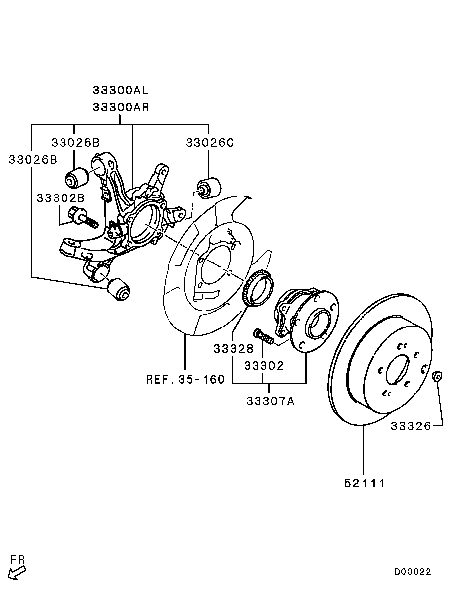 Rear Axle Hub Drum