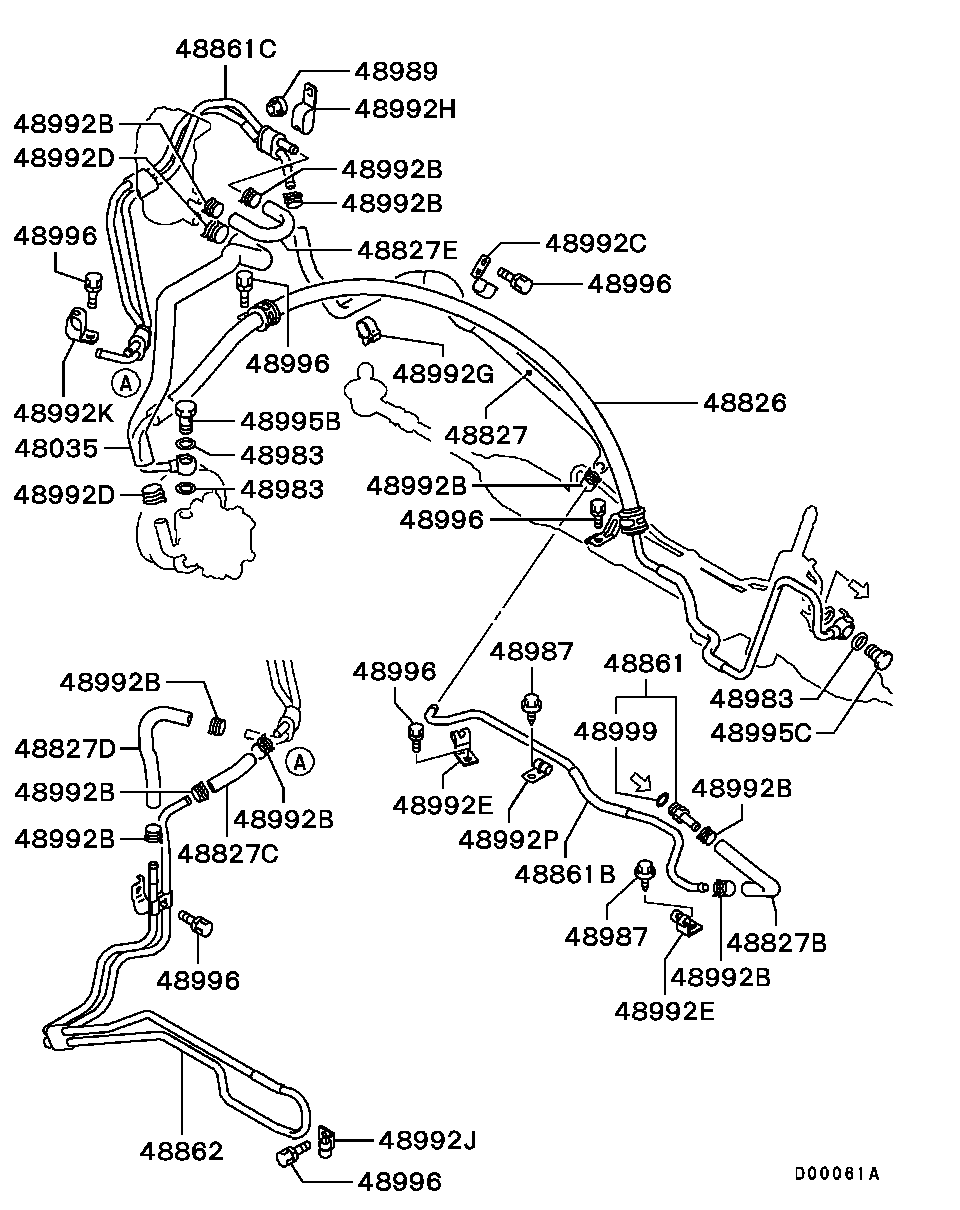 Power Steering Oil Line