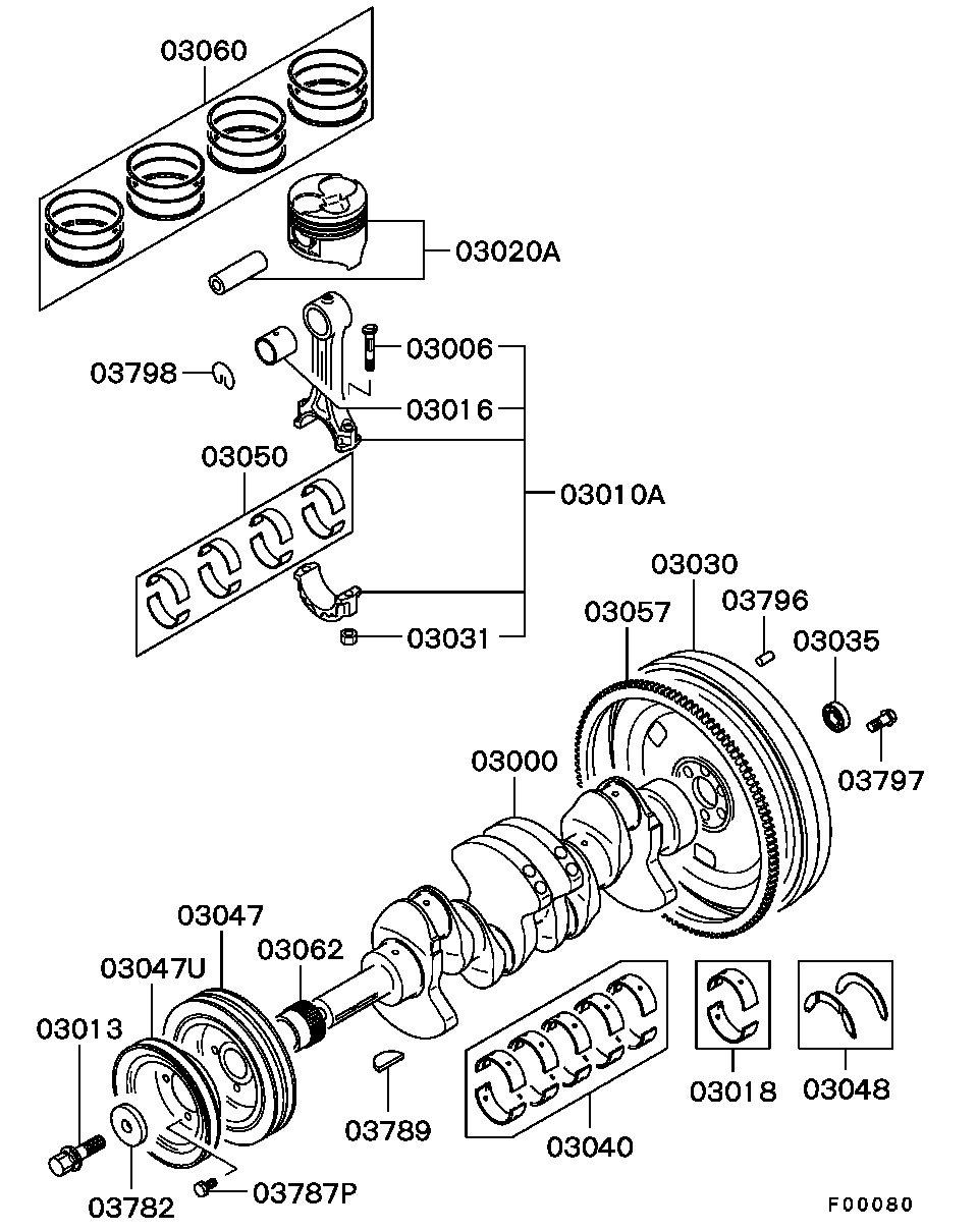 Piston Crankshaft