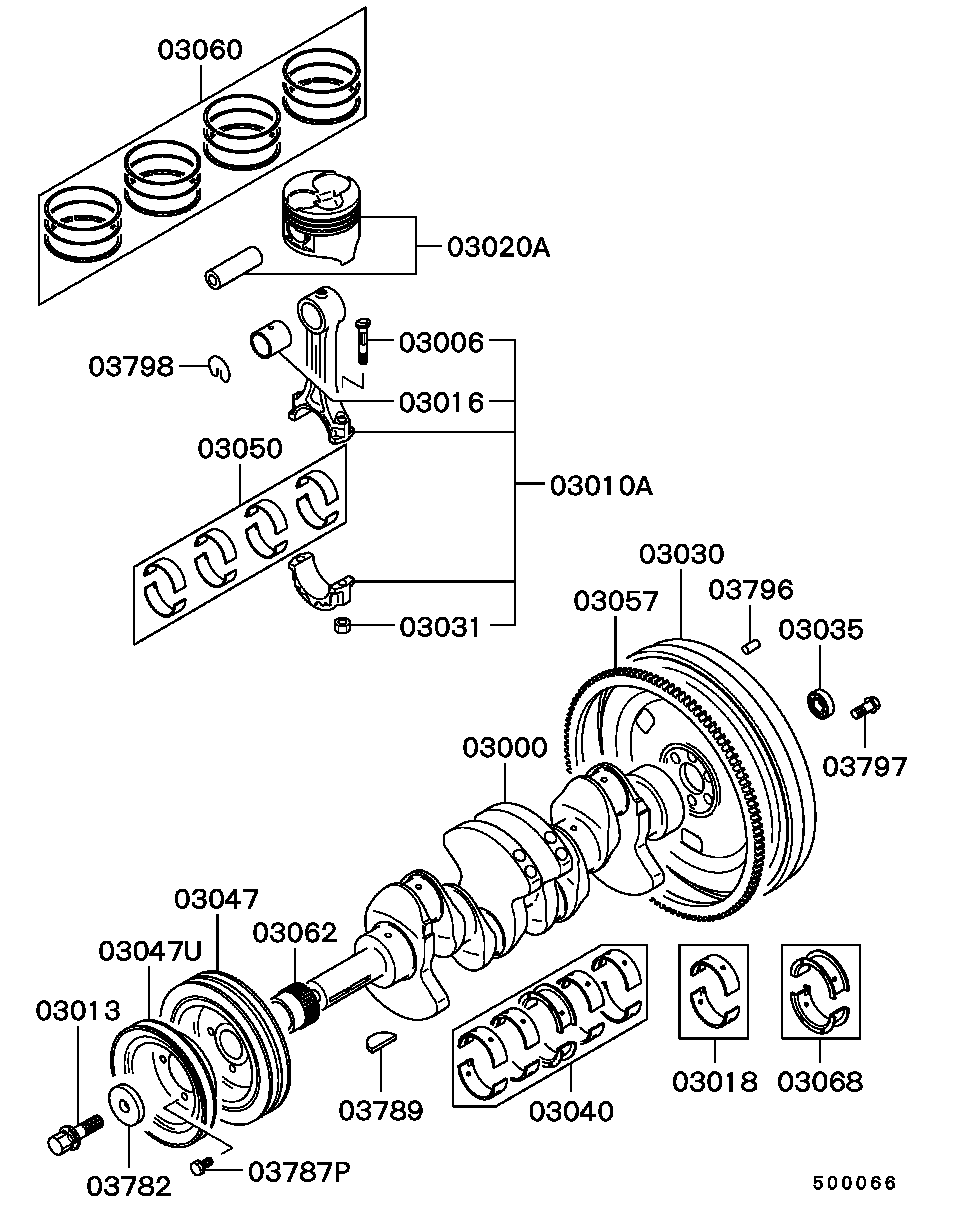 Piston Crankshaft