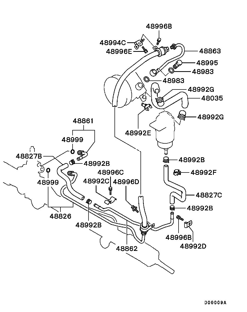 Power Steering Oil Line