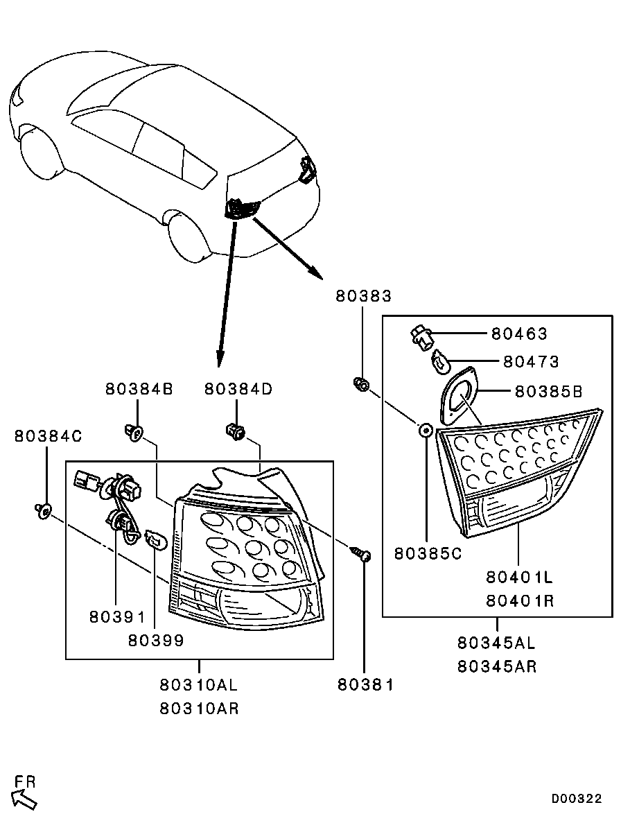 Rear Exterior Lamp