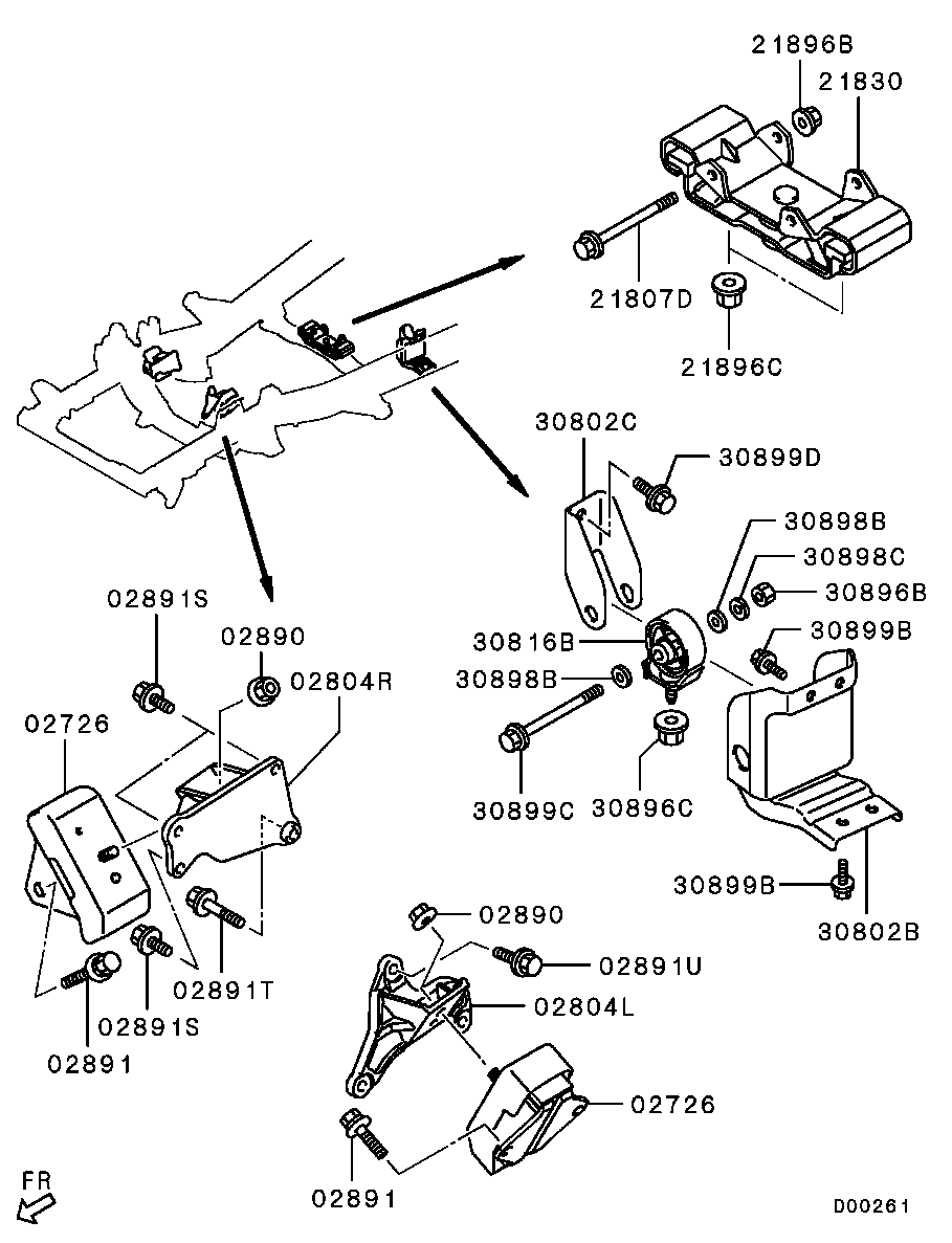 Engine Mounting, Support