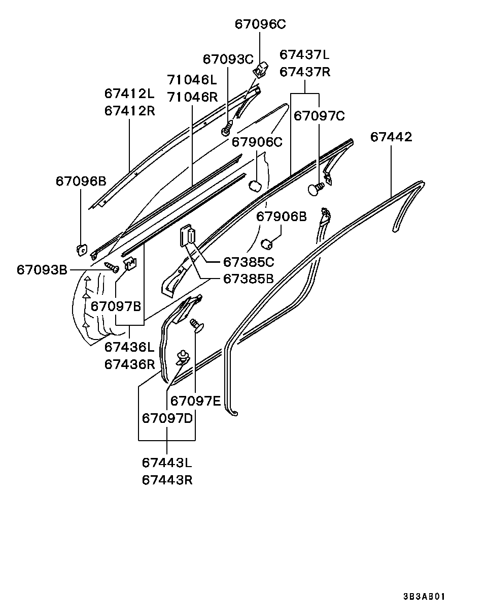 Front Door Panel & Glass