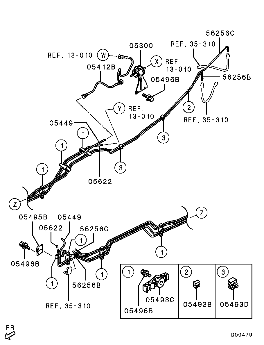 Control de gas de vapor de la línea de combustible