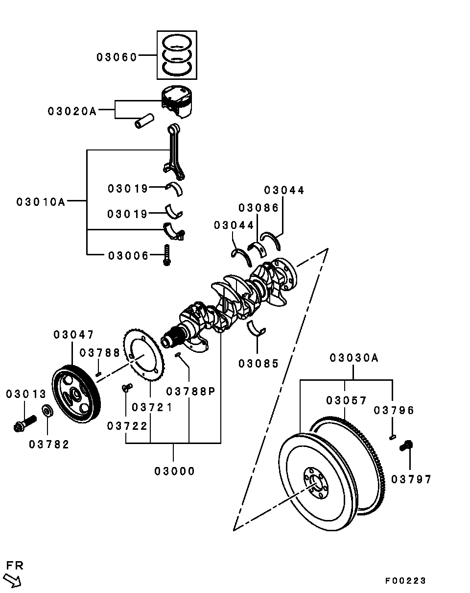 Piston Crankshaft