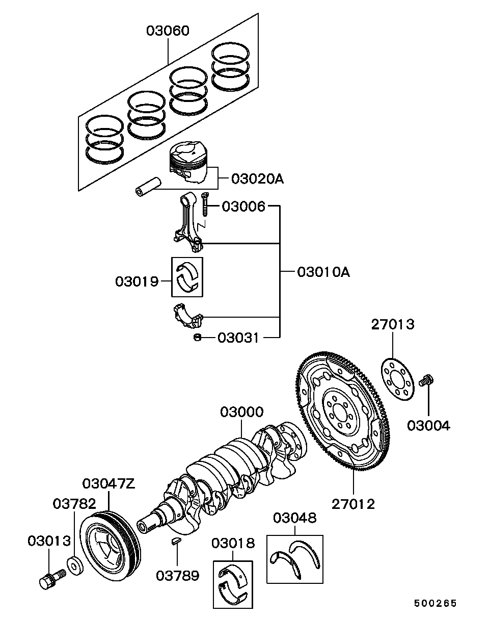 Piston Crankshaft