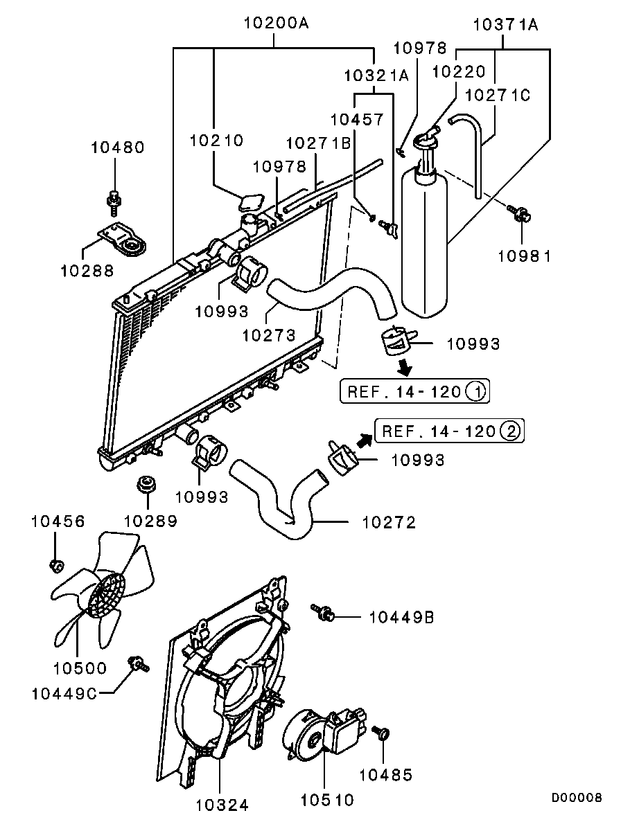 Radiator Hose Condenser Tank