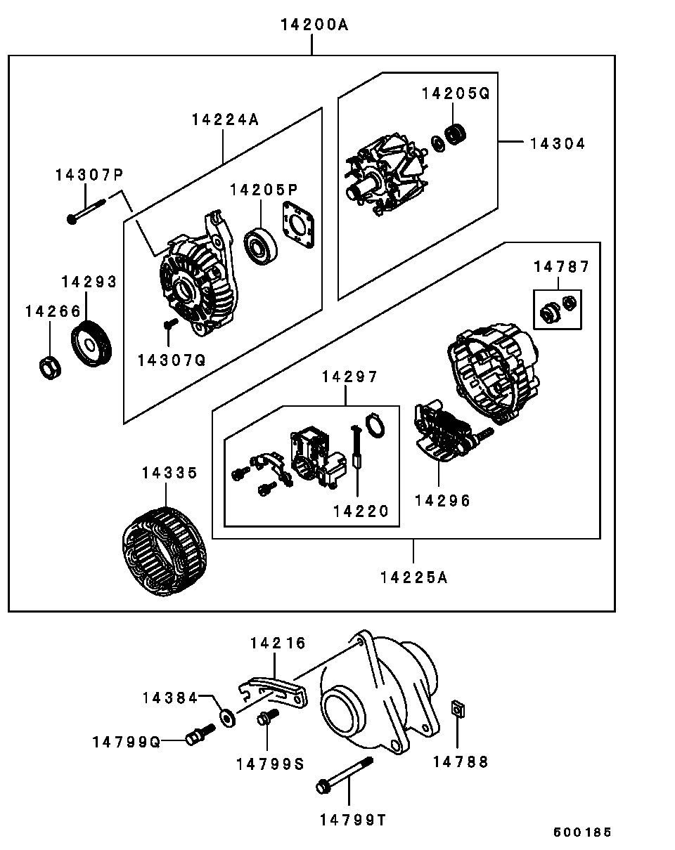 Alternator & Vacuum Pump
