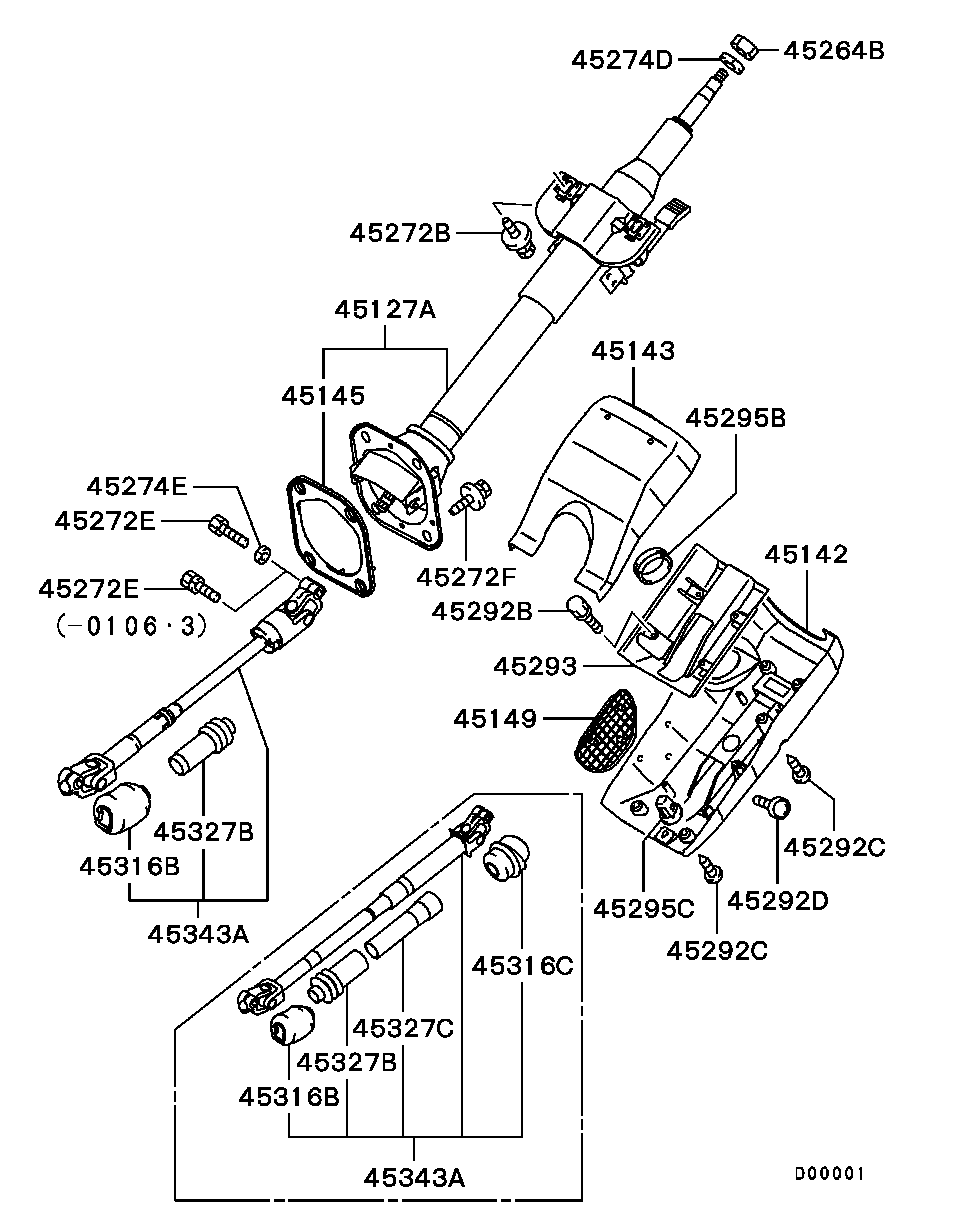 Steering Column & Cover