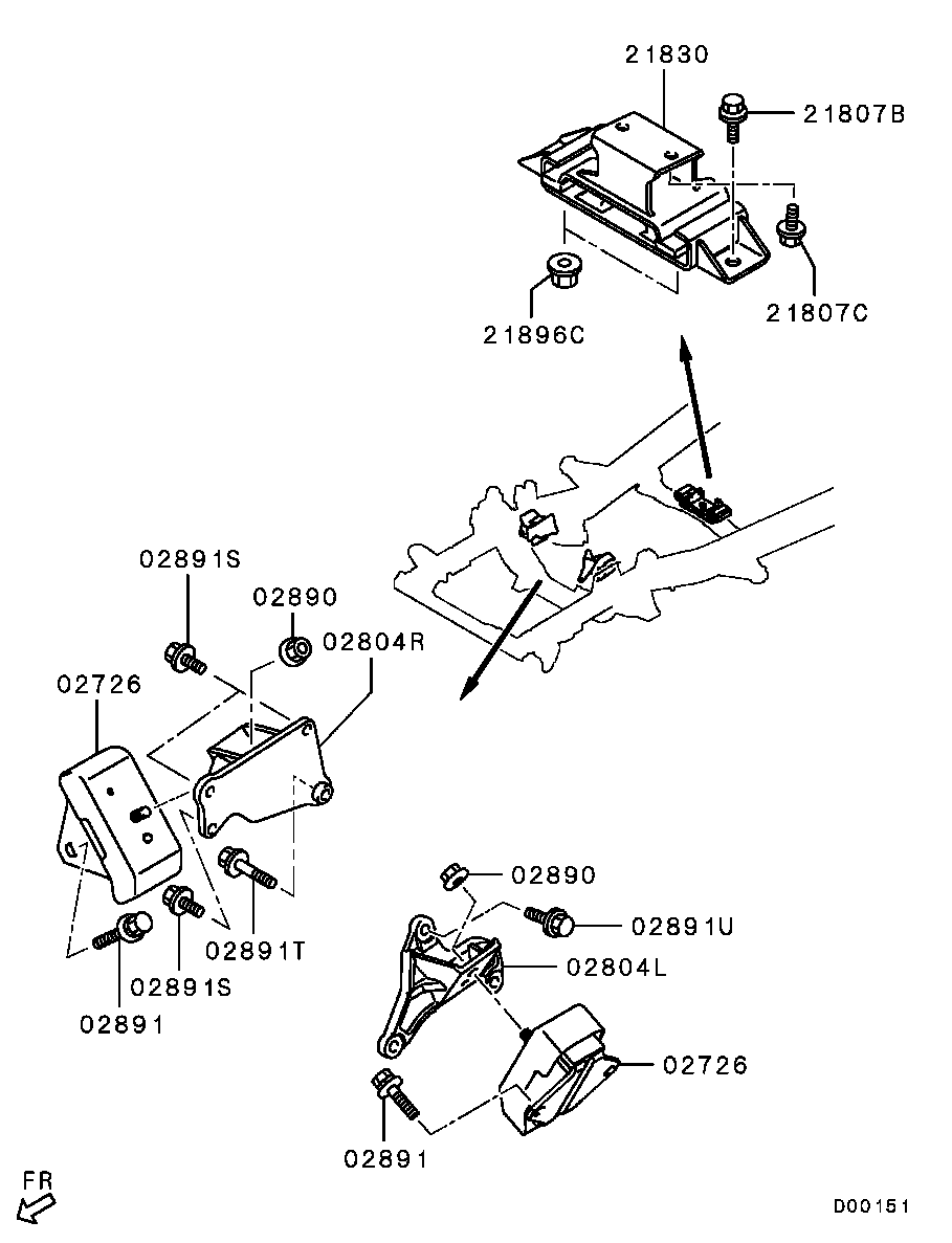 Engine Mounting, Support