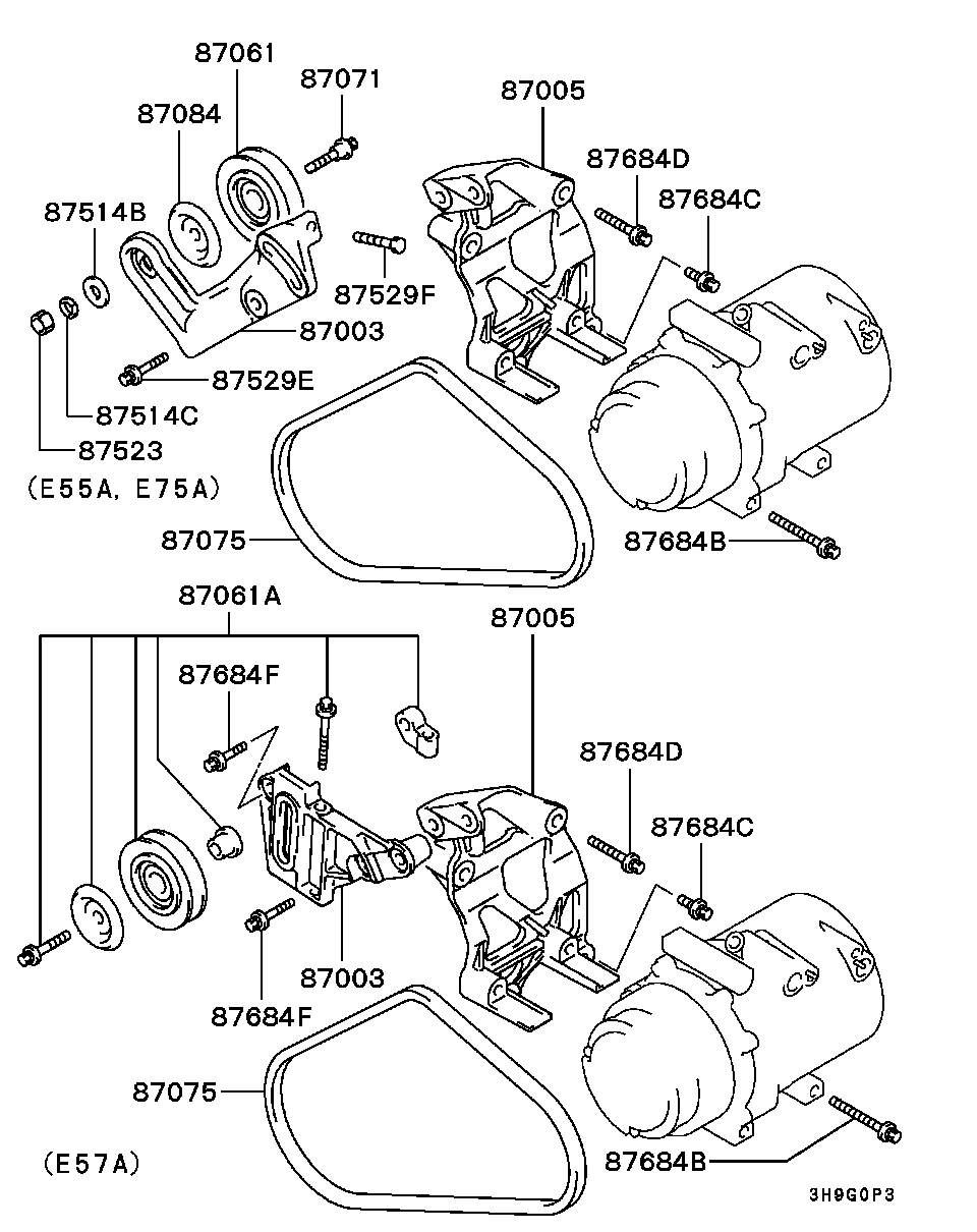 Condensador de aire acondicionado, tuberías