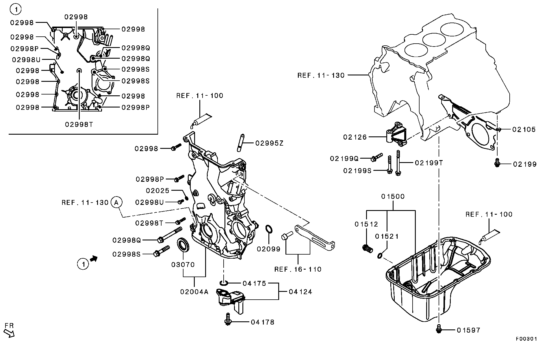 Cover, Rear Plate & Oil Pan