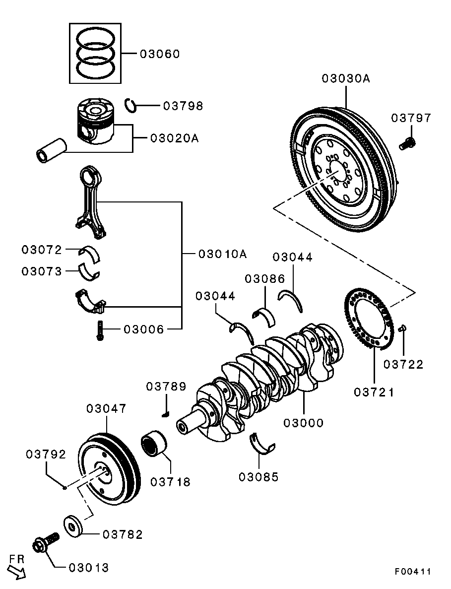 Piston Crankshaft