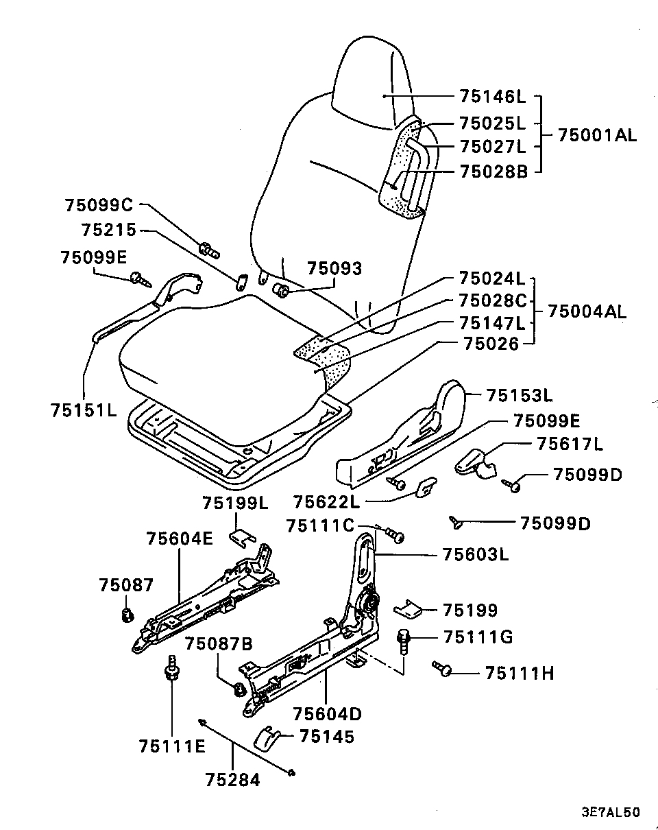 MB969387 Genuine Mitsubishi Cushion Assy,Fr Seat,Lh | Megazip