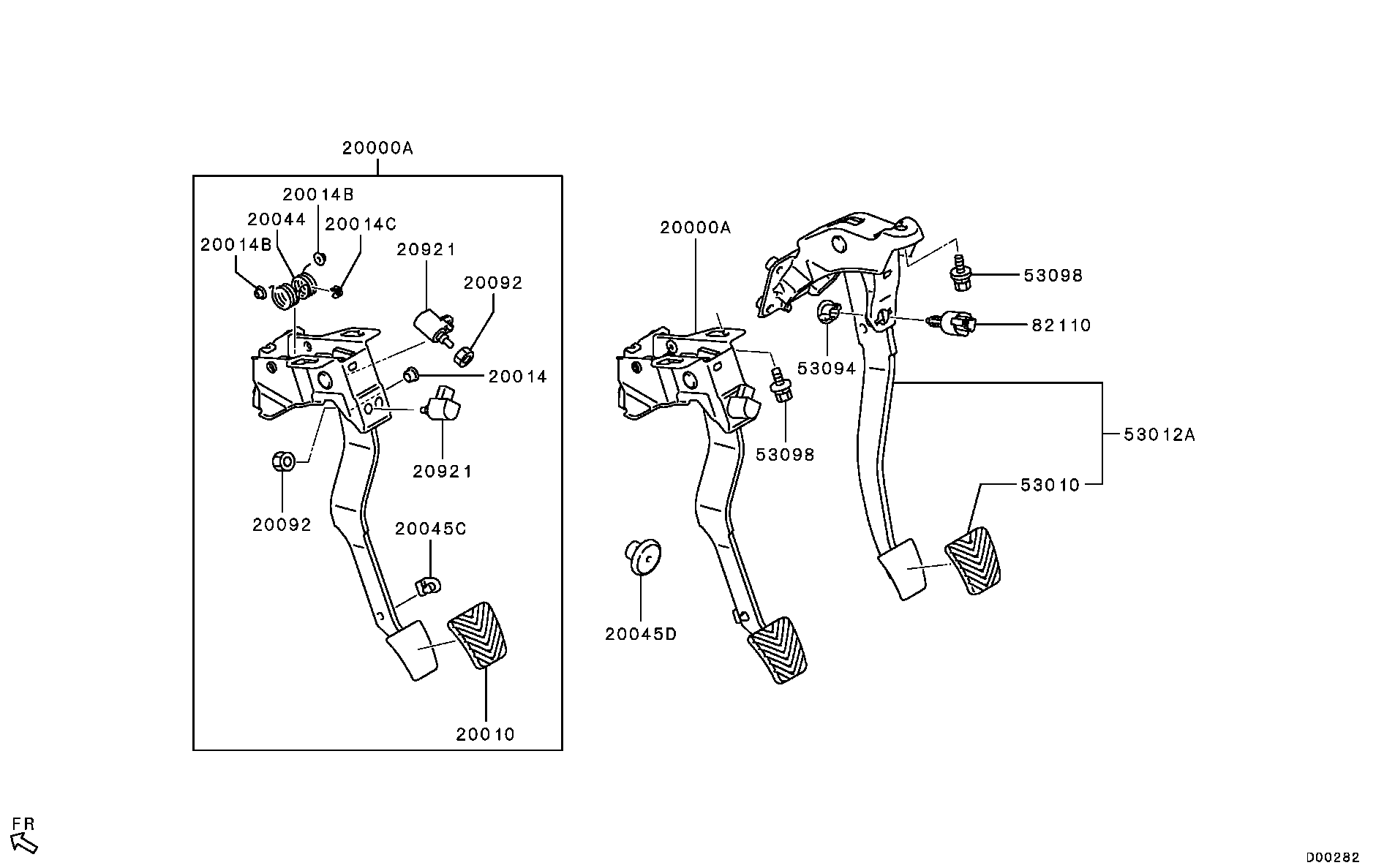 Brake & Clutch Pedal