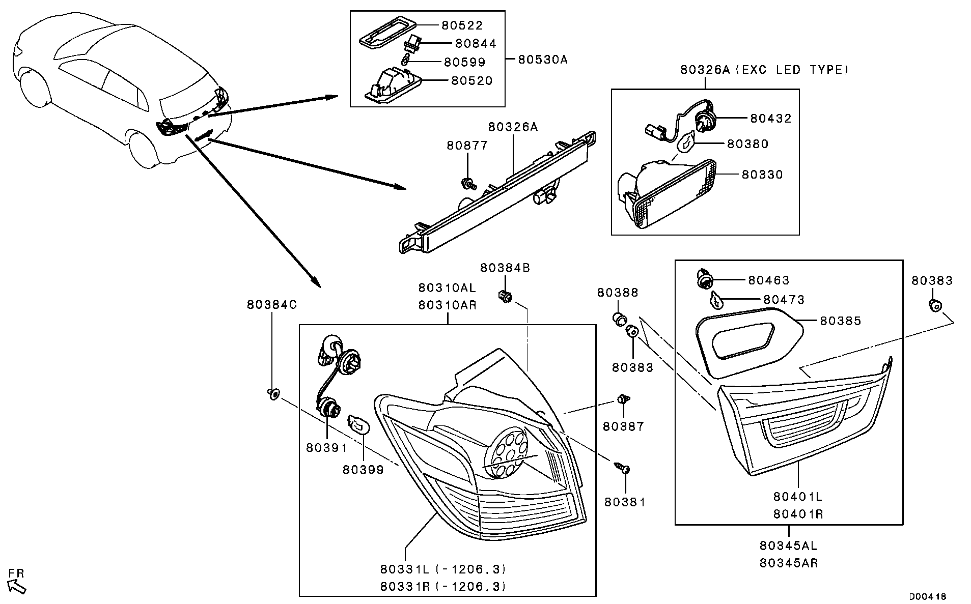 Rear Exterior Lamp