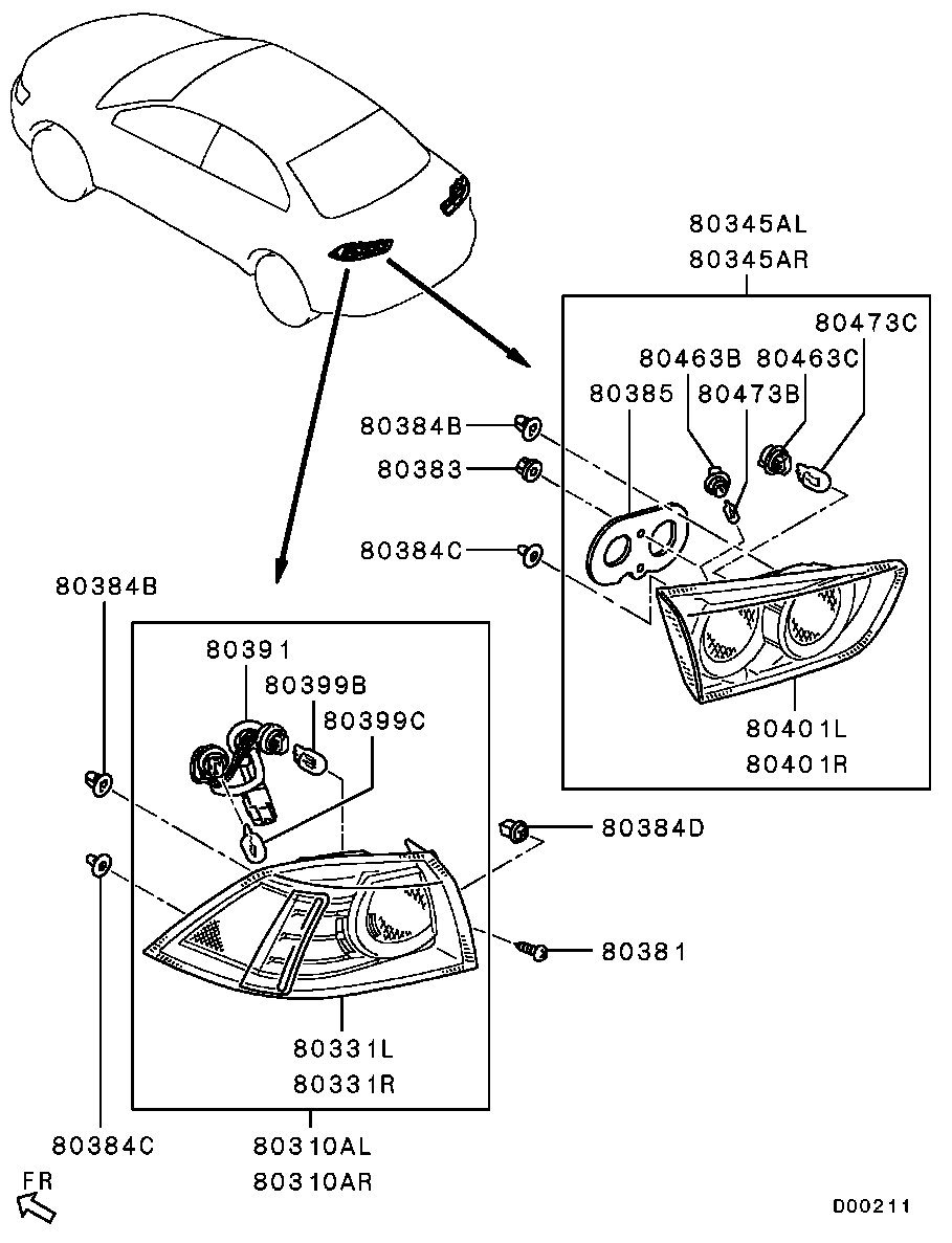 Rear Exterior Lamp
