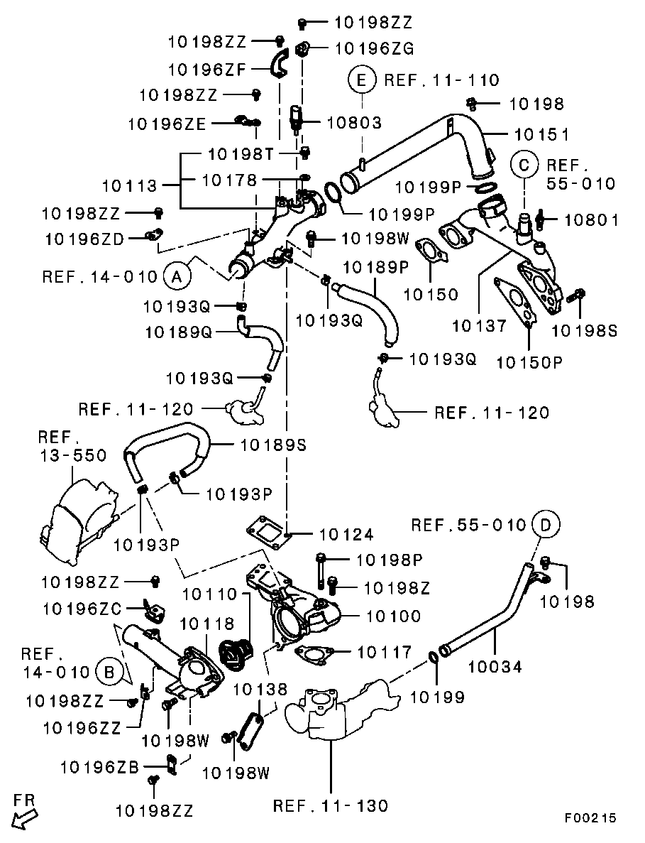 Water Pipe & Thermostat