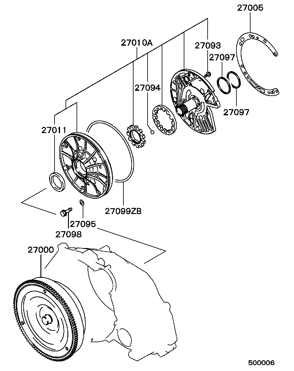 Transmission Torque Converter & Oil Pump