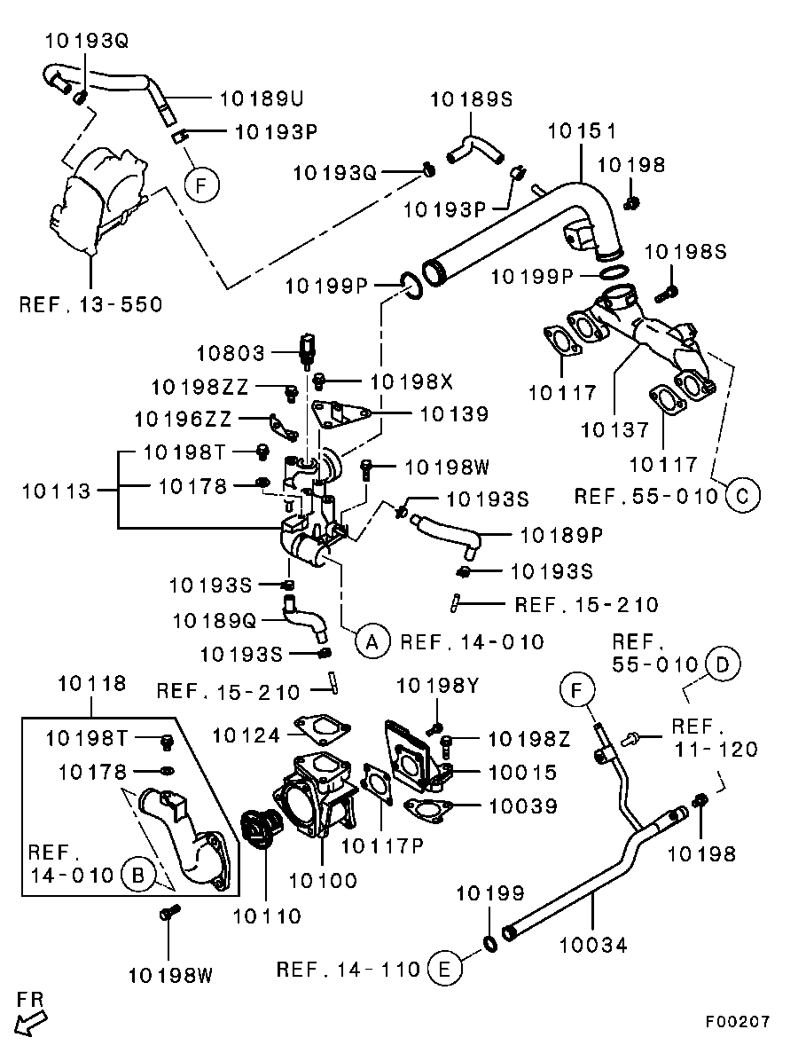 Water Pipe & Thermostat