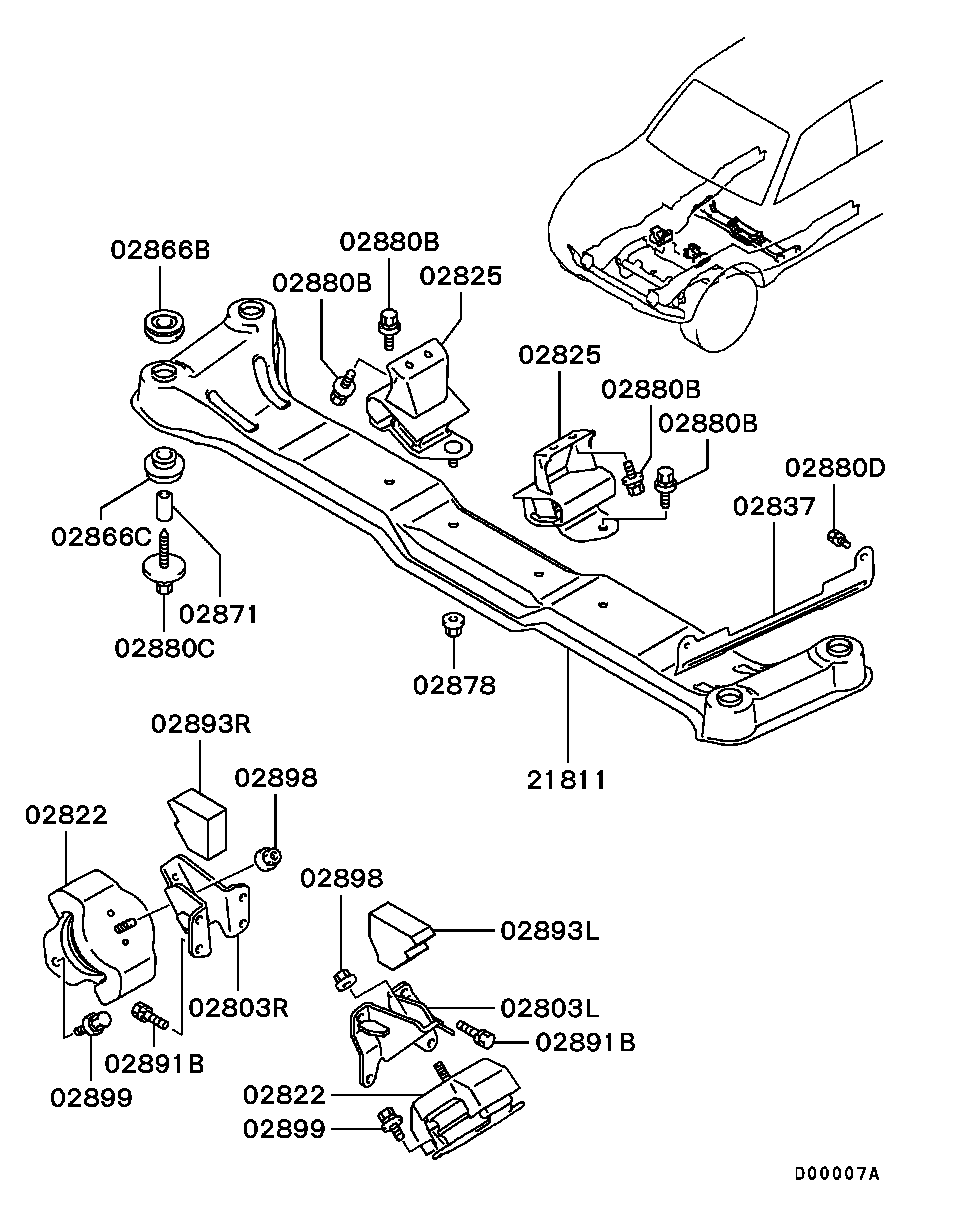 Engine Mounting, Support