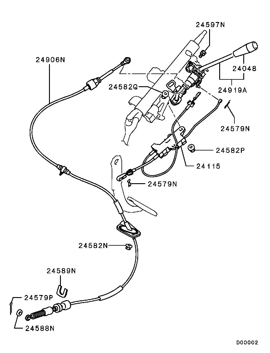 Transmission Column Shift Linkage