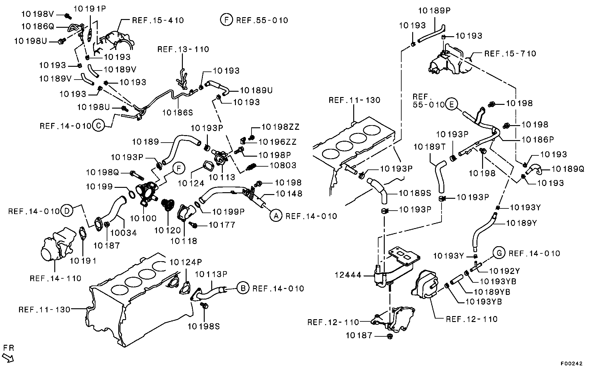 Water Pipe & Thermostat