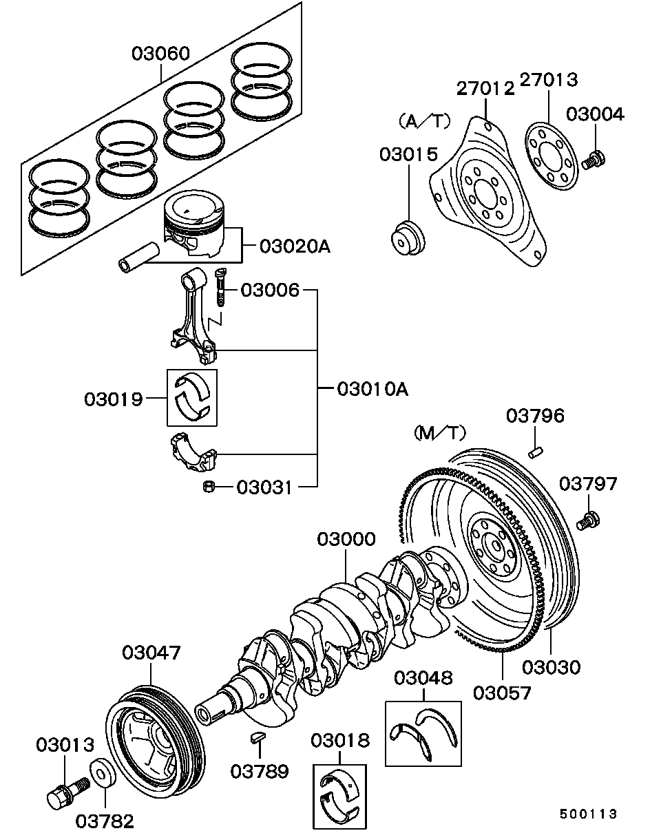 Piston Crankshaft
